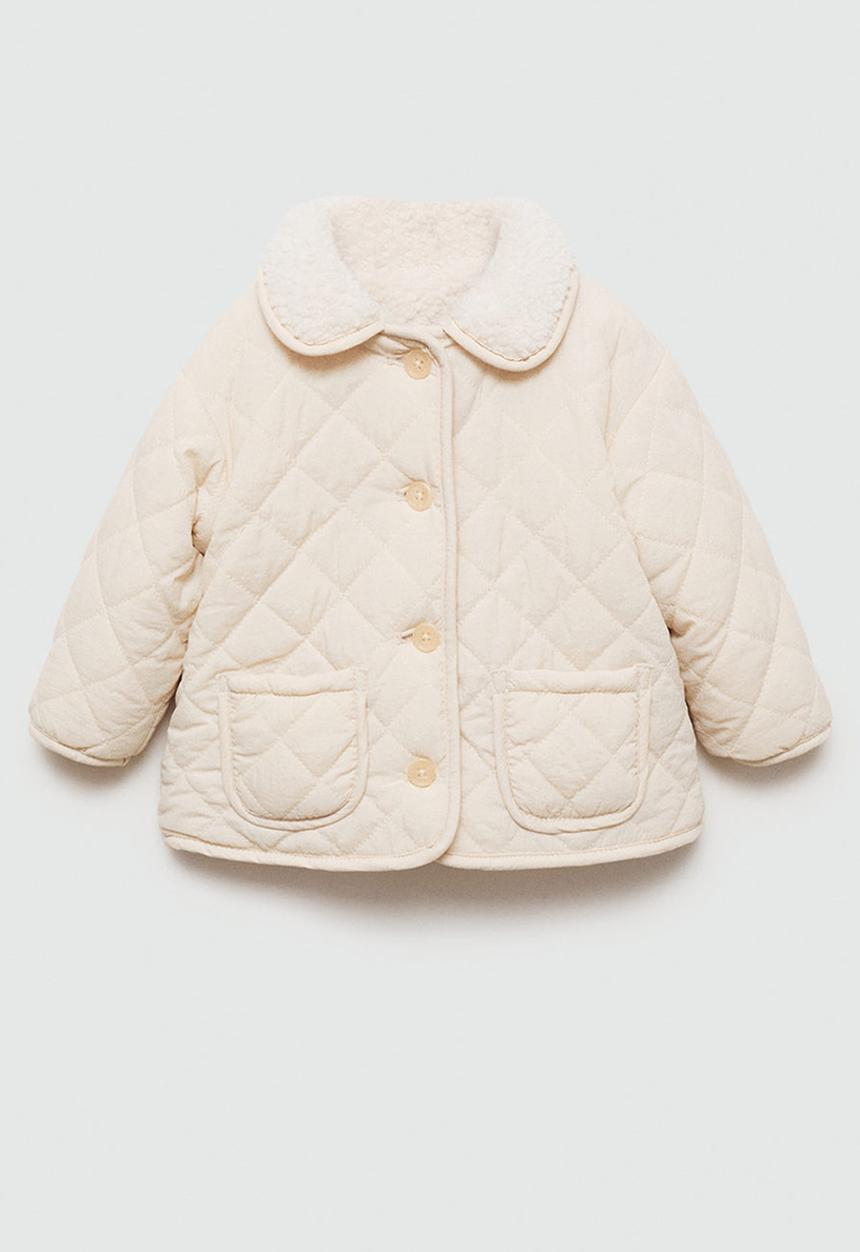 MANGO - Anorak husky - light beige