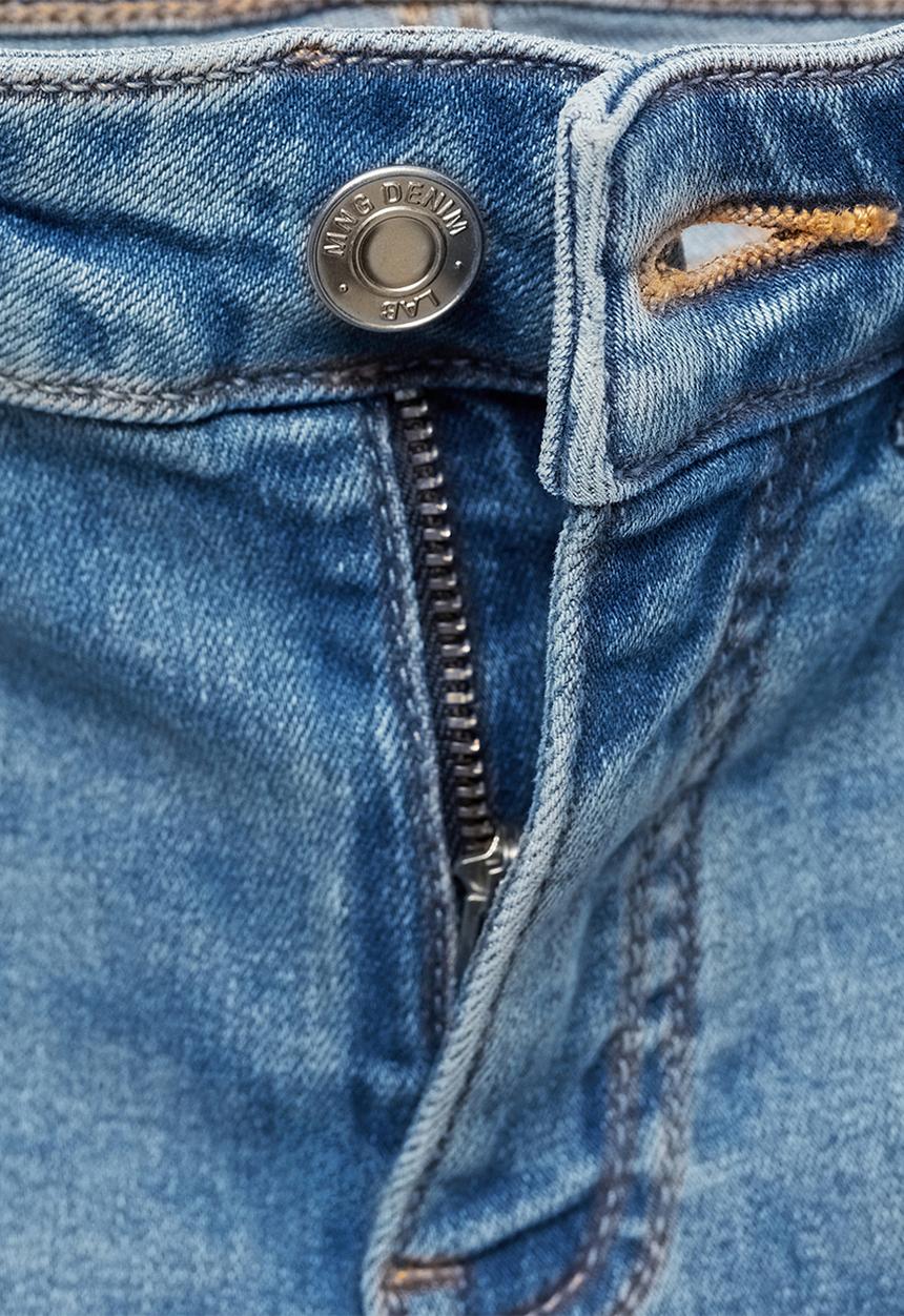 MANGO - Jeans flarexl - open blue
