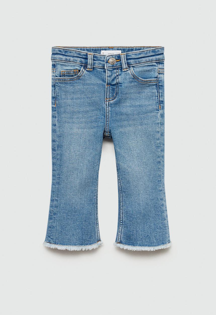 MANGO - Jeans flareb - open blue