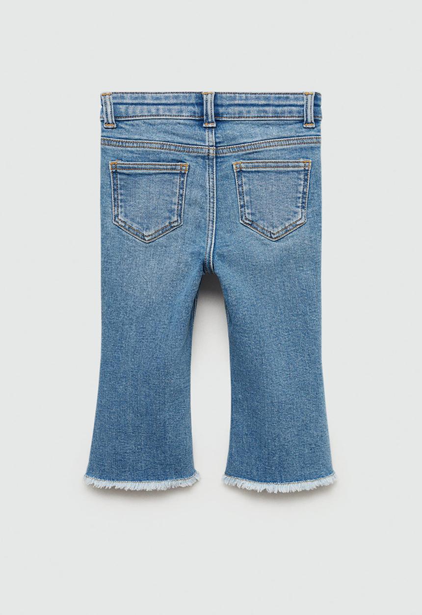 MANGO - Jeans flareb - open blue
