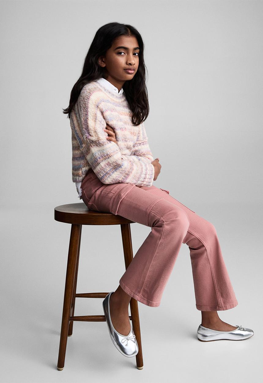 MANGO - Jeans cargo7 - pink