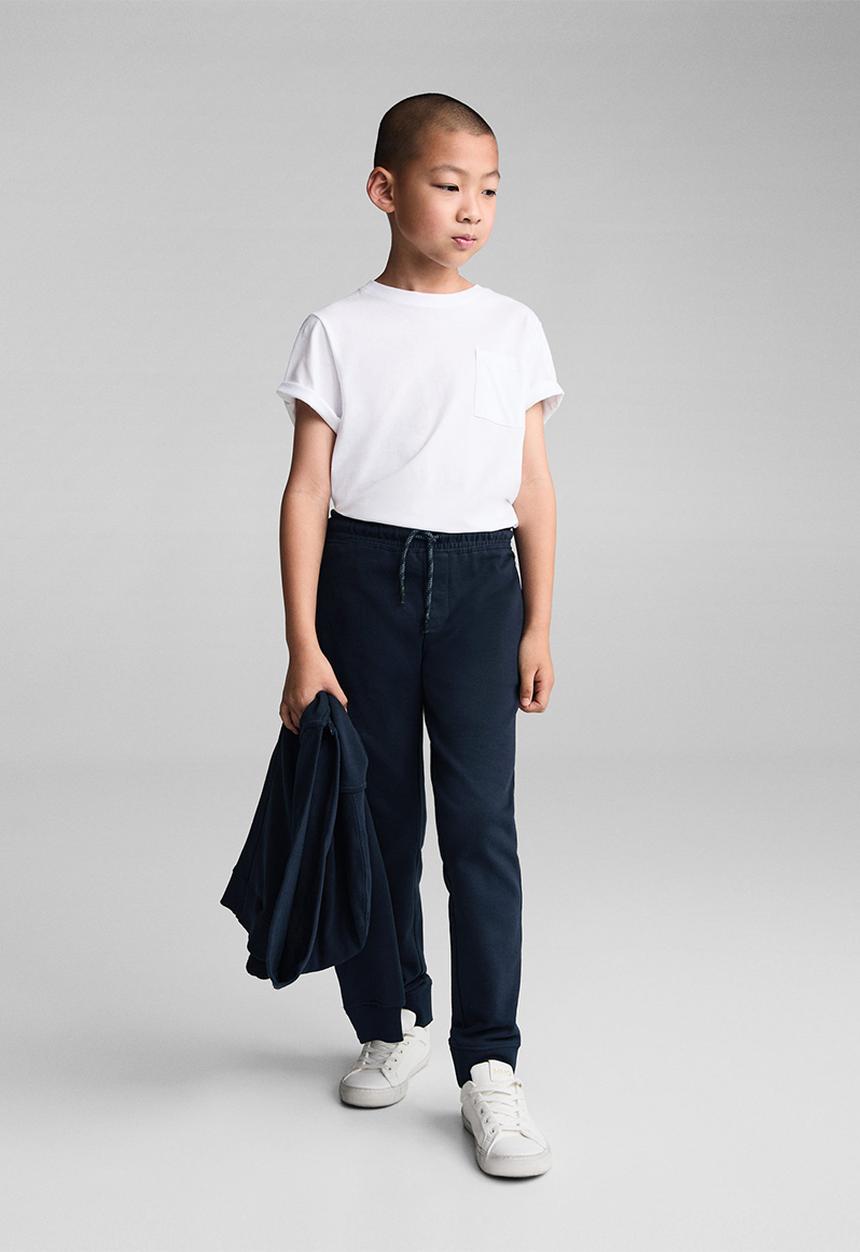 MANGO - Trousers francia - navy