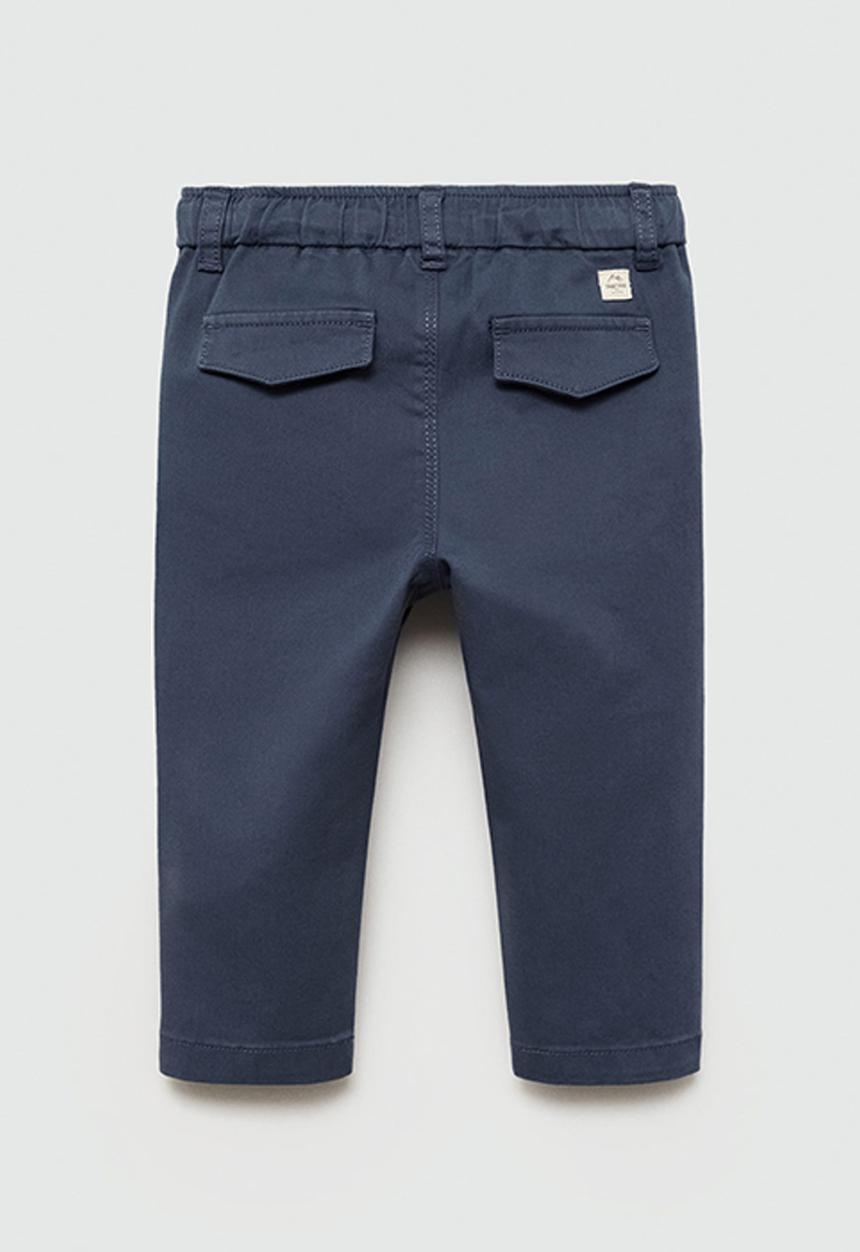 MANGO - Trousers cord7 - medium blue