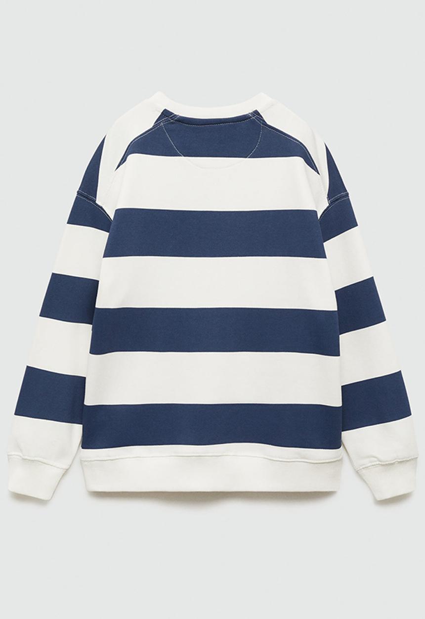 MANGO - Sweatshirt stripes7 - navy