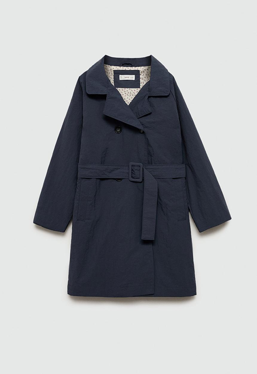 MANGO - Trench coat gabriela - navy