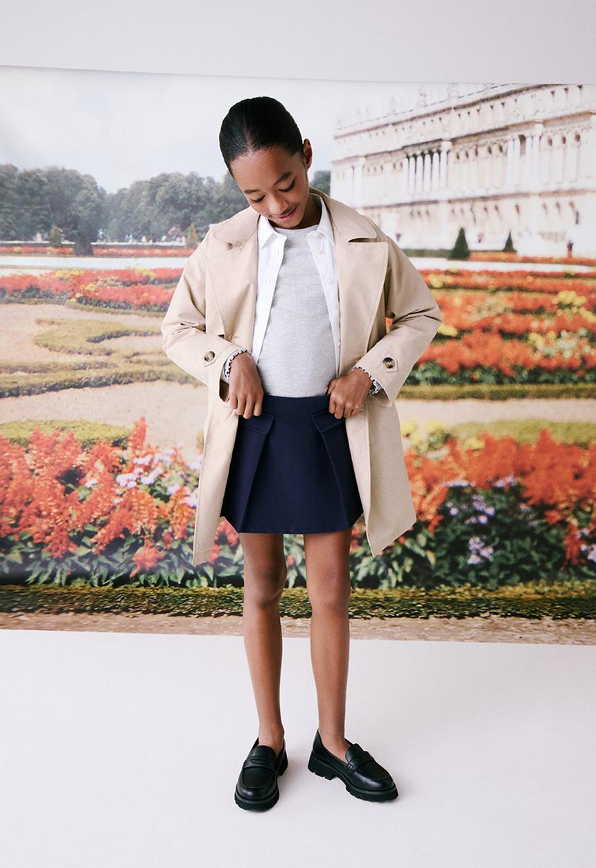 MANGO - Trench coat gina - light pastel gray