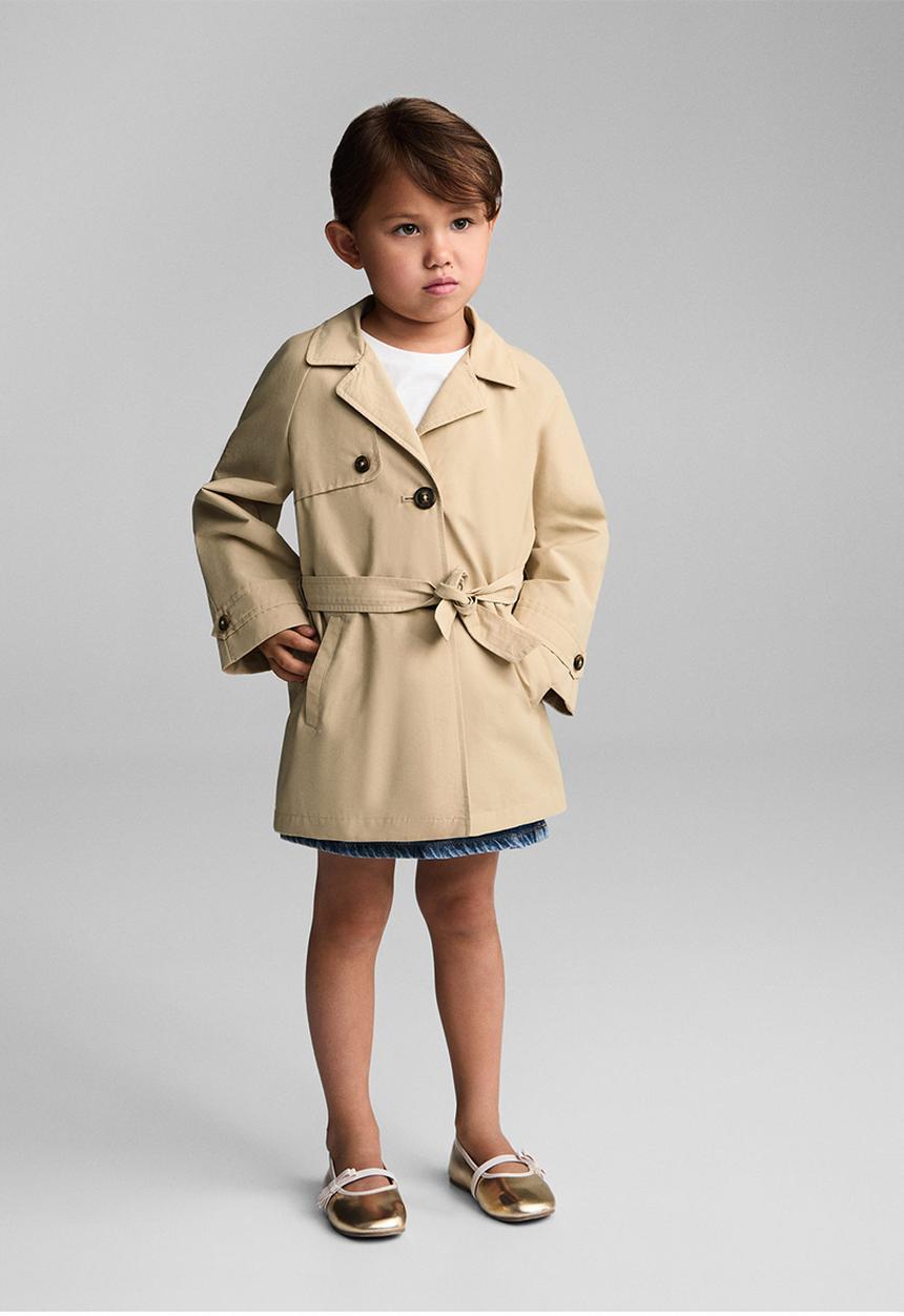 MANGO - Trench coat gisele - light pastel brown