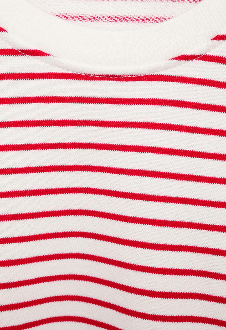 MANGO - Sweatshirt rouge - natural