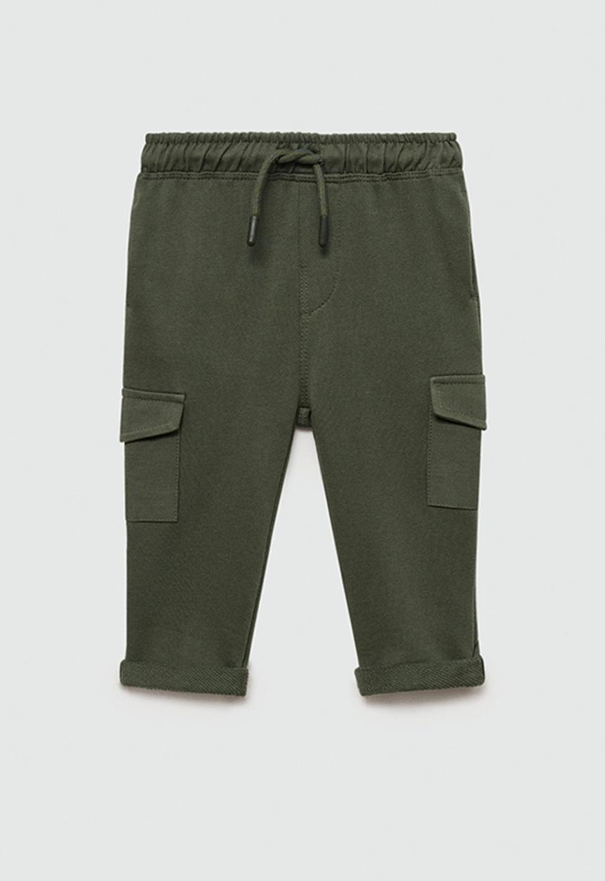 MANGO - Trousers cargob7 - beige & khaki