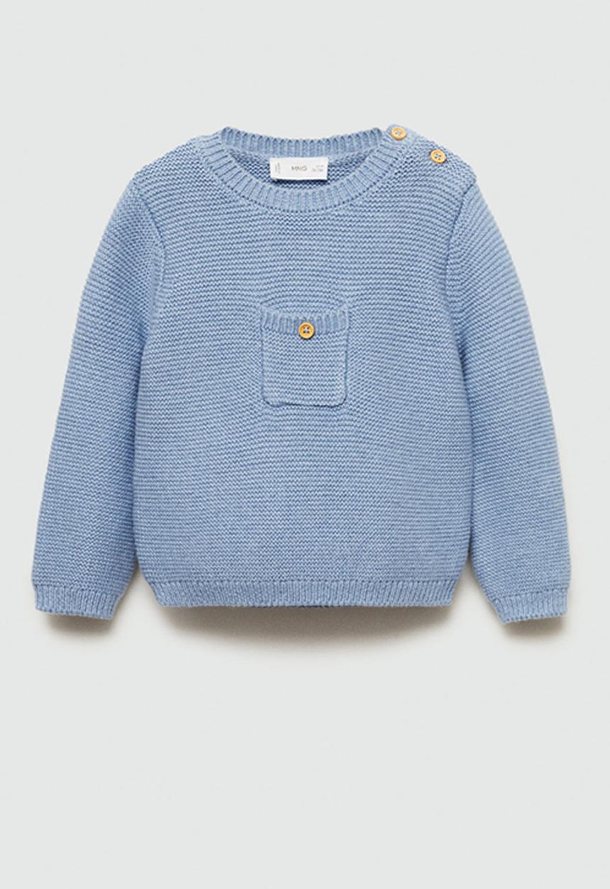 MANGO - Sweater enzo - medium blue