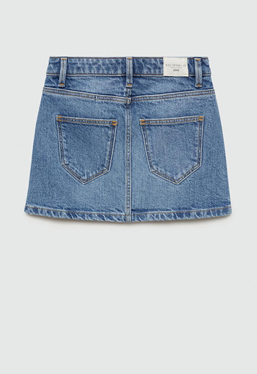 MANGO - Skirt lily - open blue