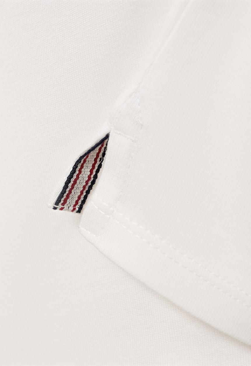MANGO - Polo shirt central - natural
