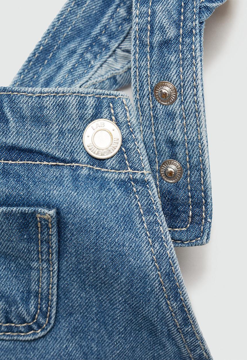 MANGO - Dungarees emille - open blue