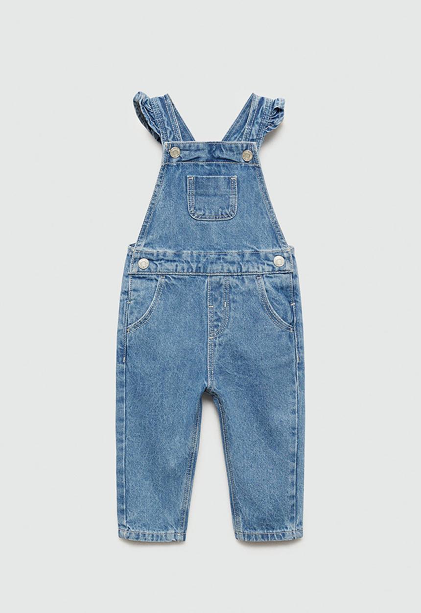 MANGO - Dungarees emille - open blue