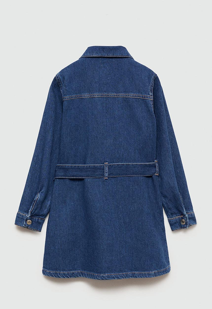 MANGO - Dress aina - open blue