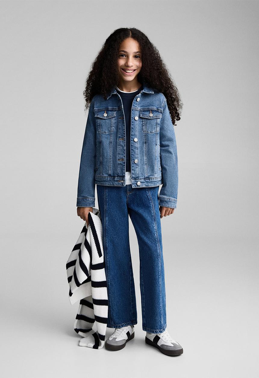 MANGO - Jacket allegra6 - open blue