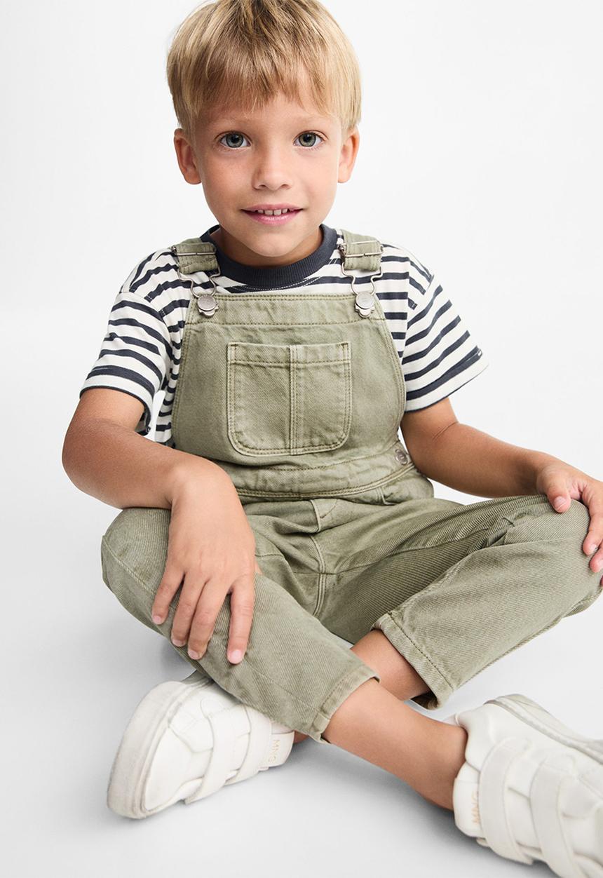 MANGO - Dungarees delos - beige/khaki