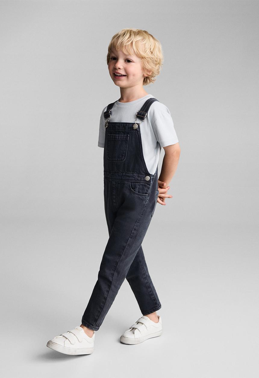 MANGO - Dungarees delos - navy