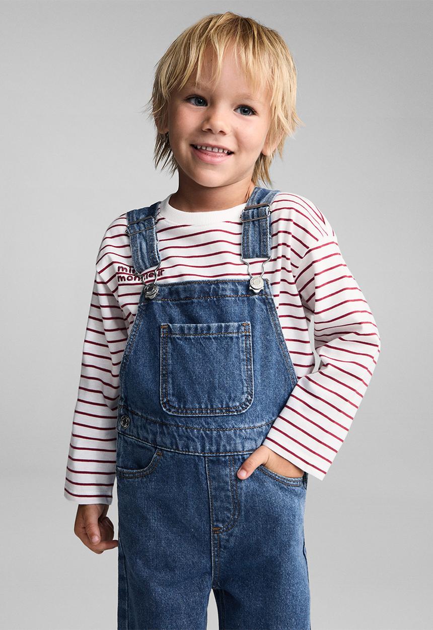 MANGO - Dungarees lucas - open blue