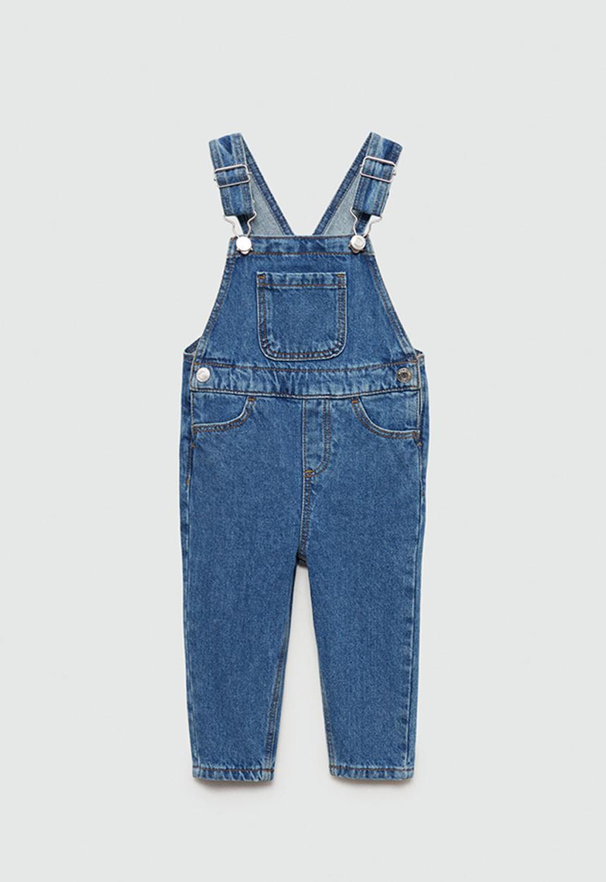 MANGO - Dungarees lucas - open blue