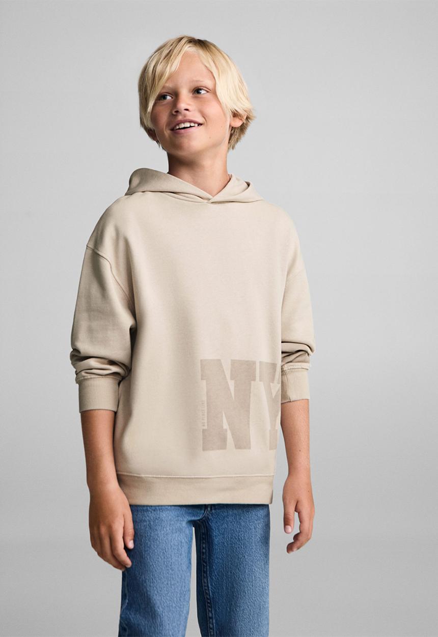 MANGO - Sweatshirt place - light/pastel brown