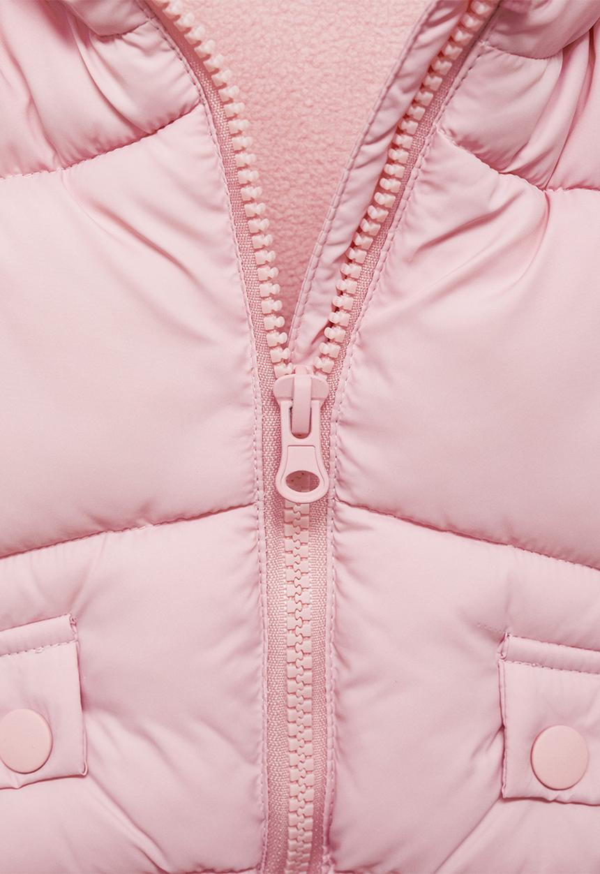 MANGO - Waistcoat roche - light/pastel pink
