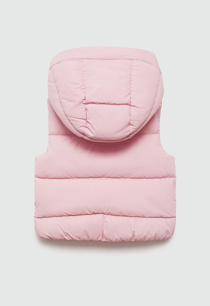 MANGO - Waistcoat roche - light/pastel pink