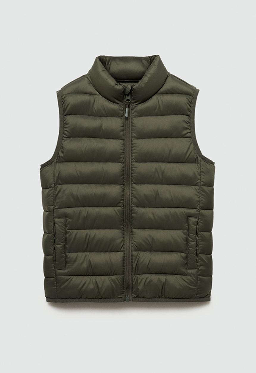 MANGO - Waistcoat alvaro - beige/khaki