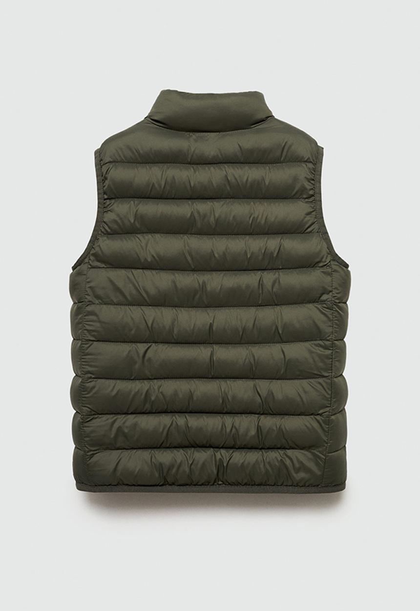 MANGO - Waistcoat alvaro - beige/khaki