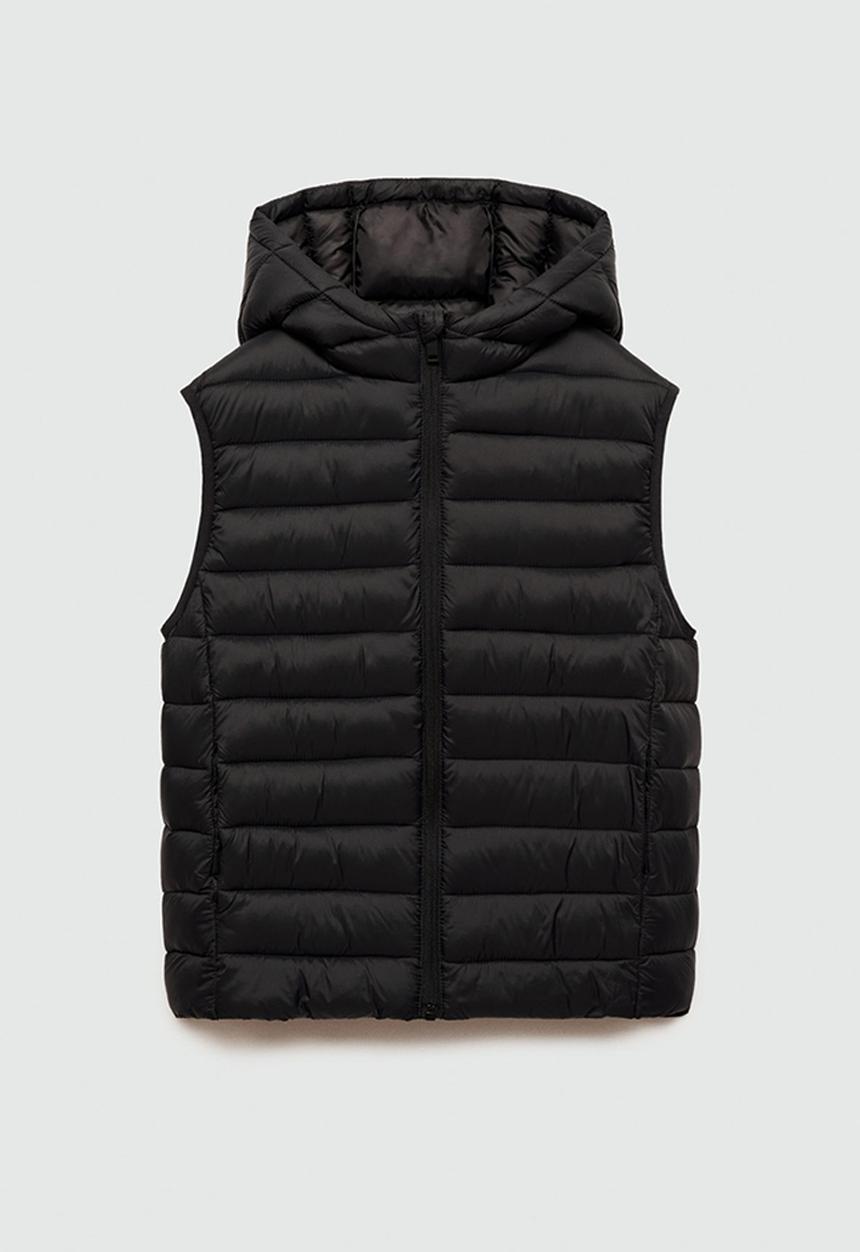 MANGO - Waistcoat unicov7 - black