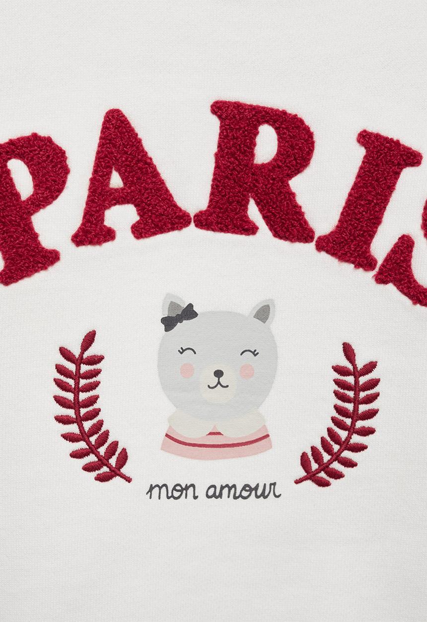 MANGO - Sweatshirt gato - natural