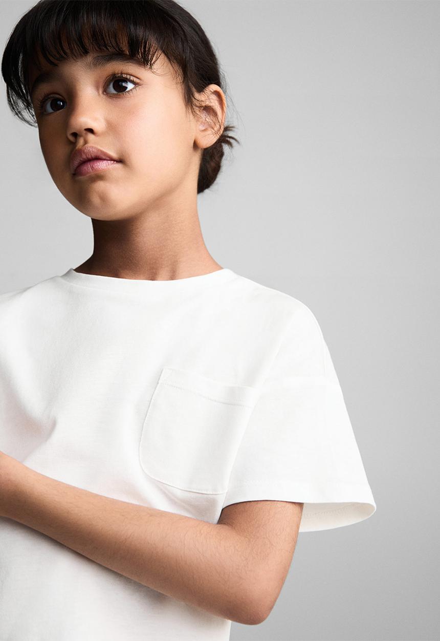 MANGO - T-shirt jimmy - natural
