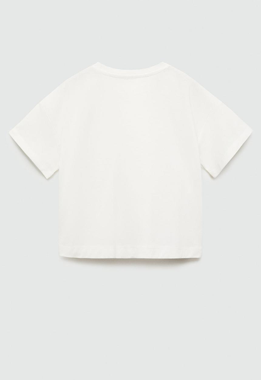 MANGO - T-shirt jimmy - natural