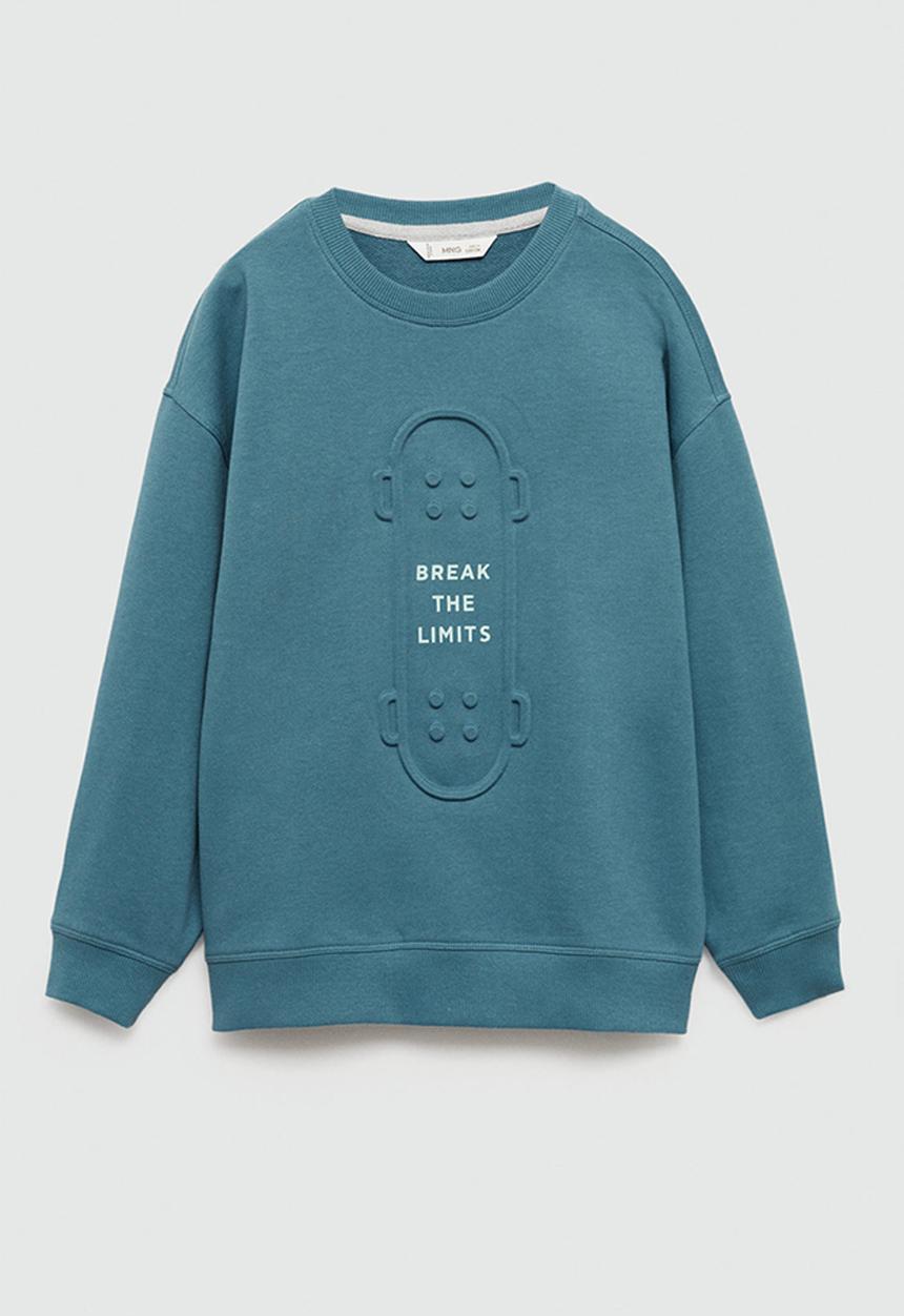 MANGO - Sweatshirt break - dark blue
