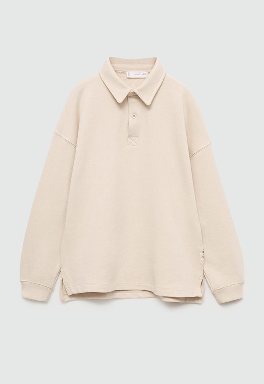 MANGO - Sweatshirt poloswt - light pastel brown