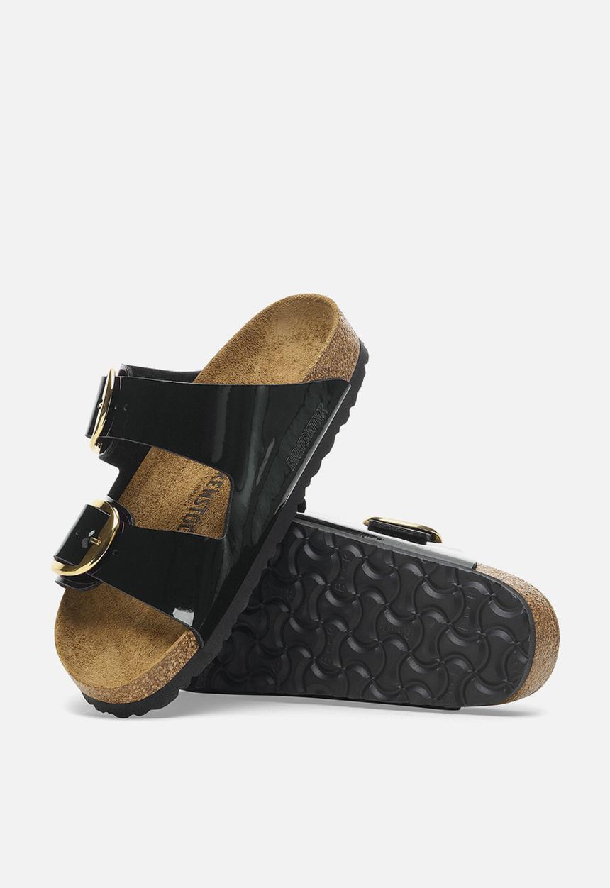 Birkenstock - Arizona platform narrow - black & gold 