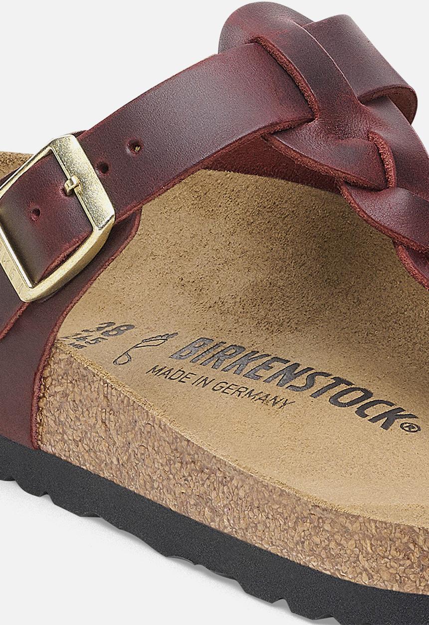 Birkenstock - Gizeh leather regualr - zinfadel