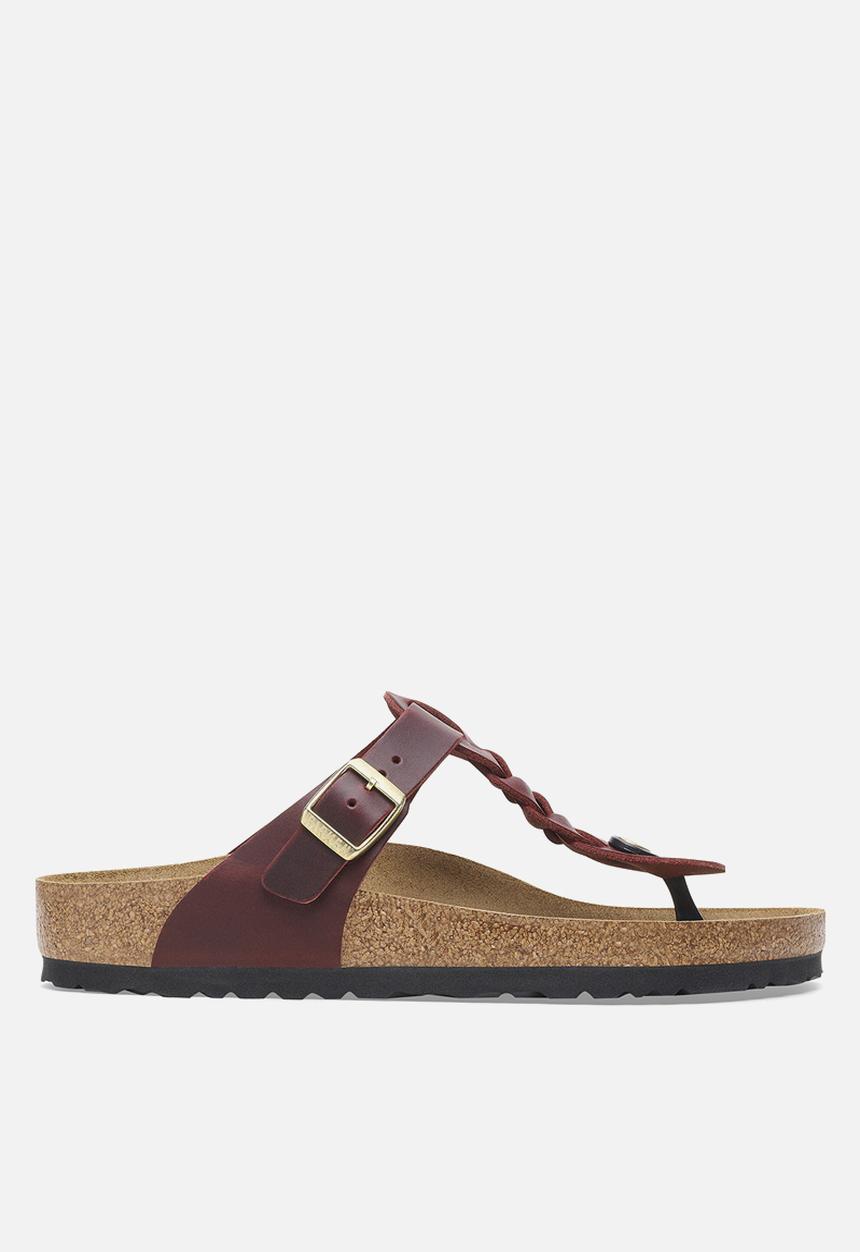 Birkenstock - Gizeh leather regualr - zinfadel