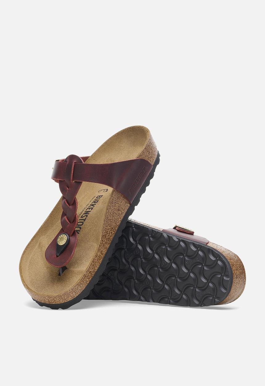 Birkenstock - Gizeh leather regualr - zinfadel