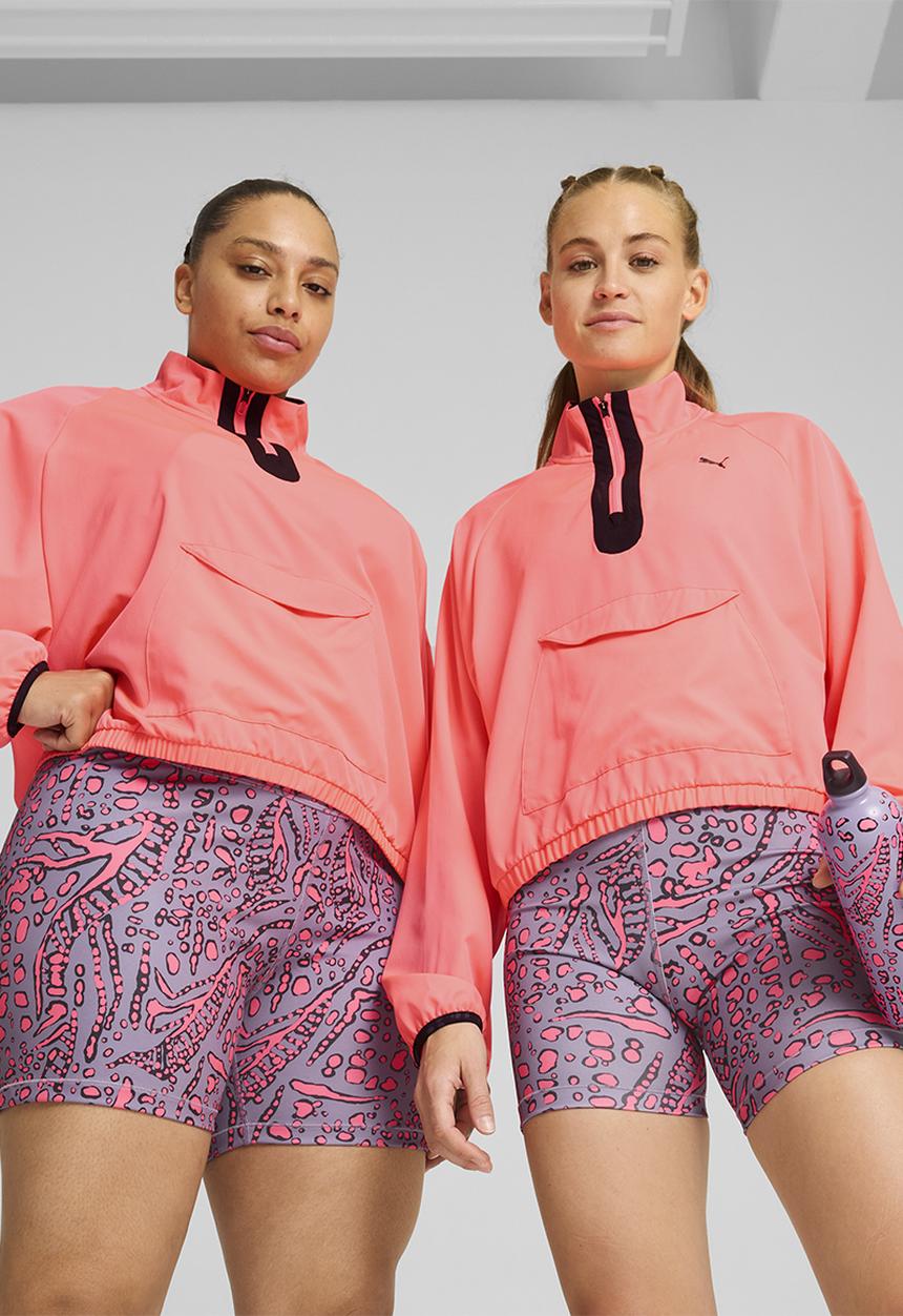 PUMA - Hypernatural Woven 1/2 Zip - Sunset Glow
