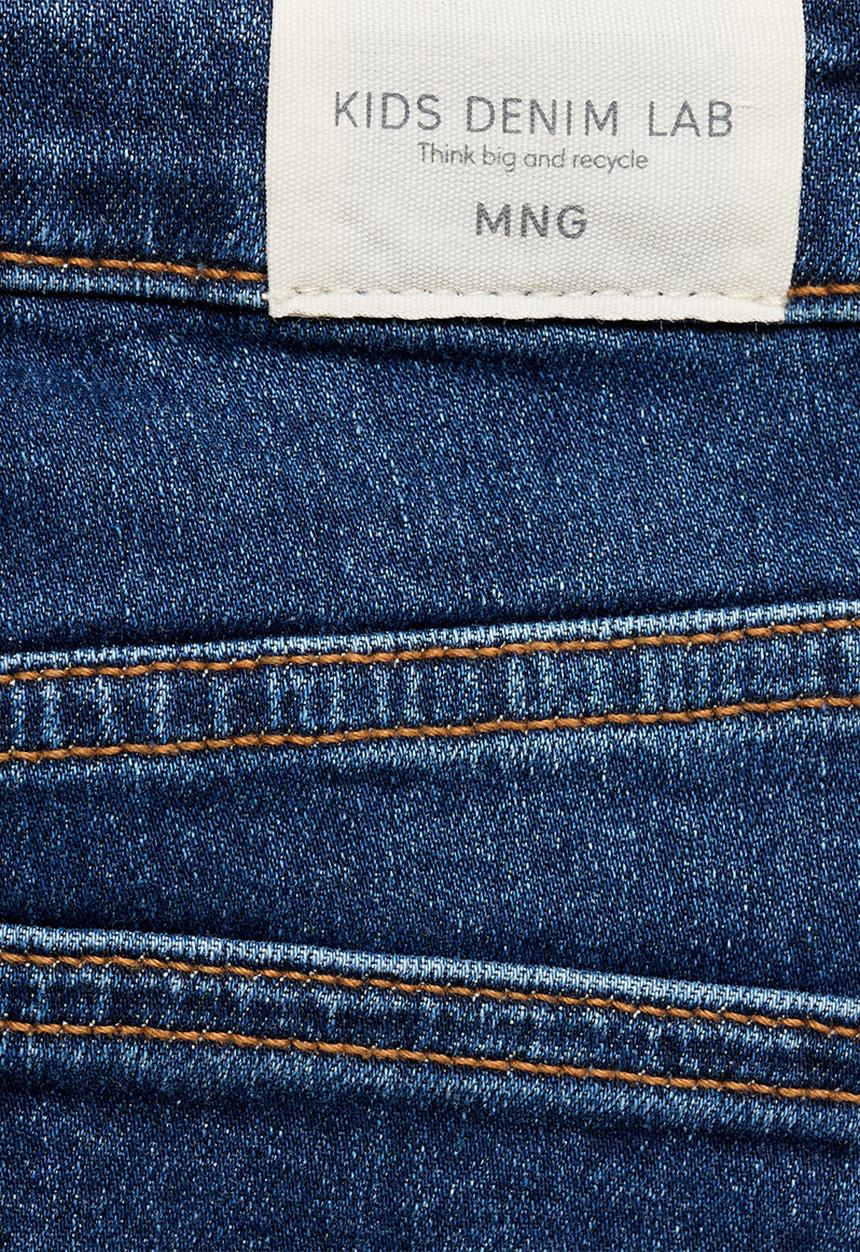 MANGO - Jeans slim - open blue