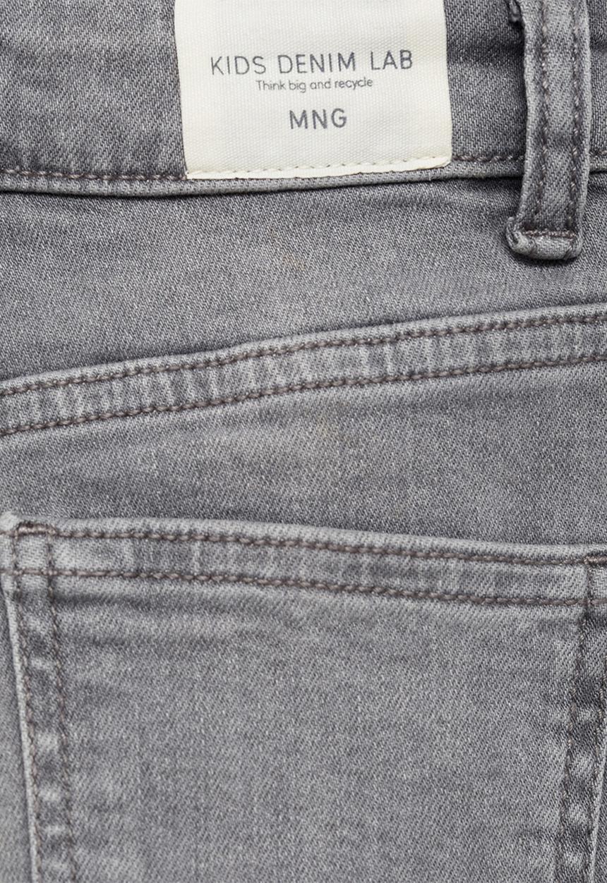 MANGO - Jeans slim - open gray