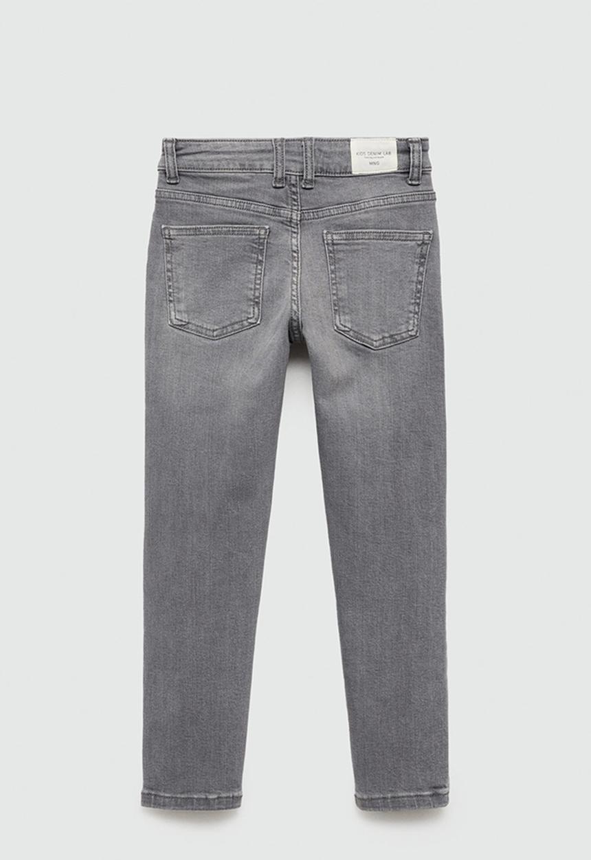 MANGO - Jeans slim - open gray