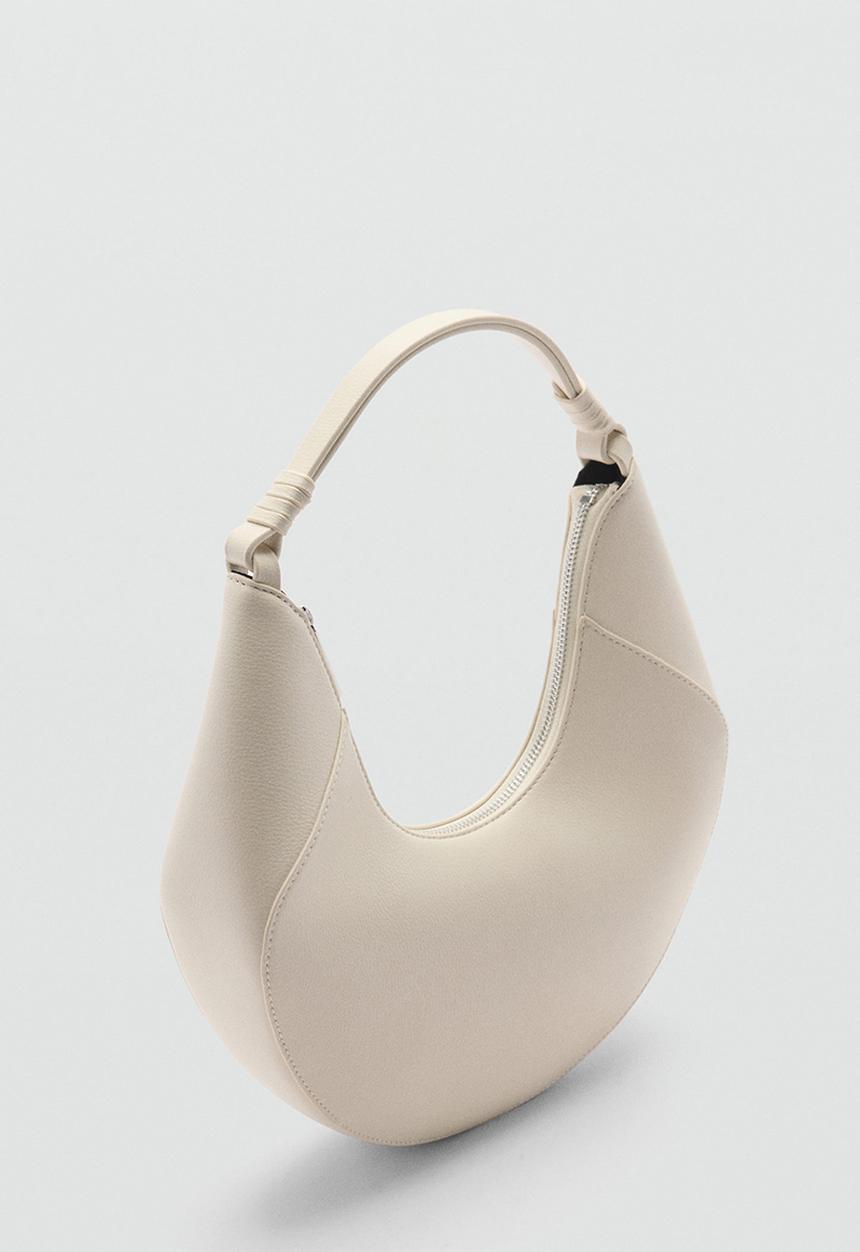 MANGO - Shoulder bag lolo - natural