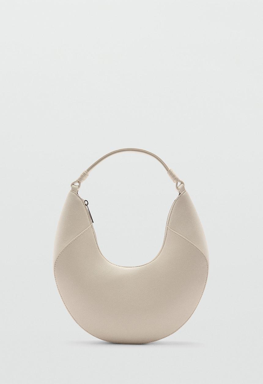 MANGO - Shoulder bag lolo - natural