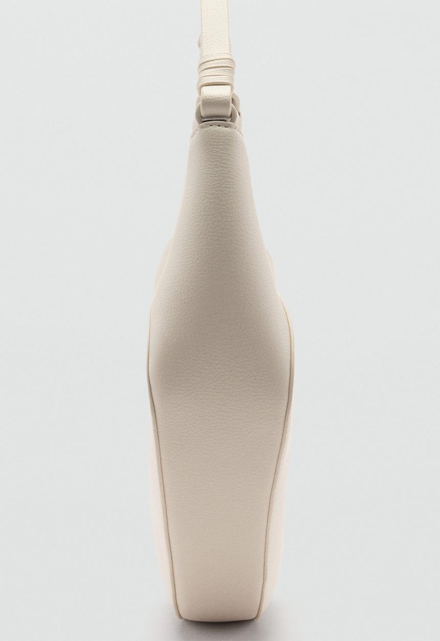 MANGO - Shoulder bag lolo - natural