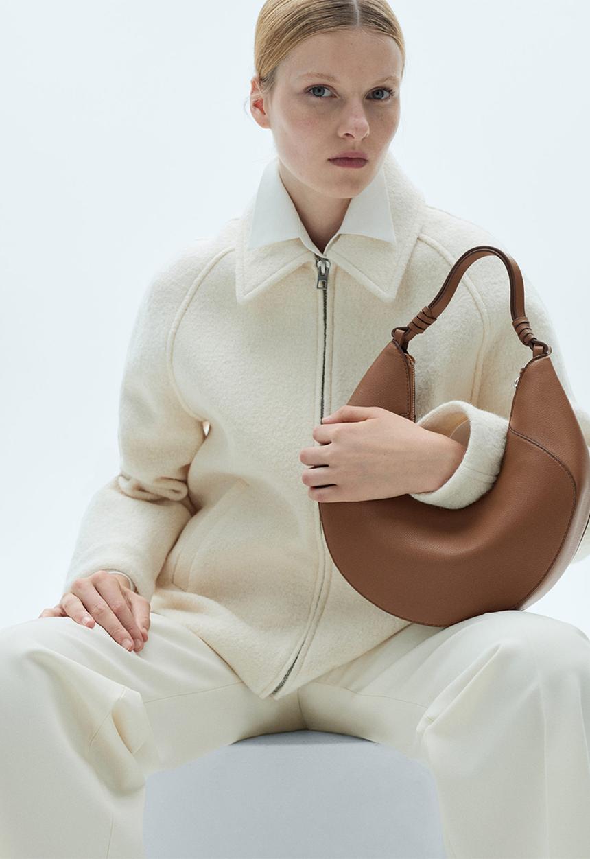 MANGO - Bag lola - brown