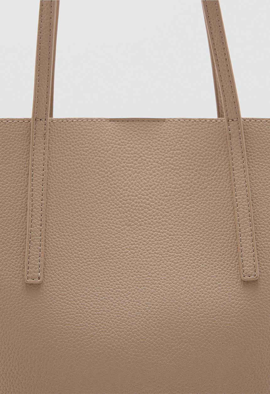 MANGO - Bag maribel - medium brown