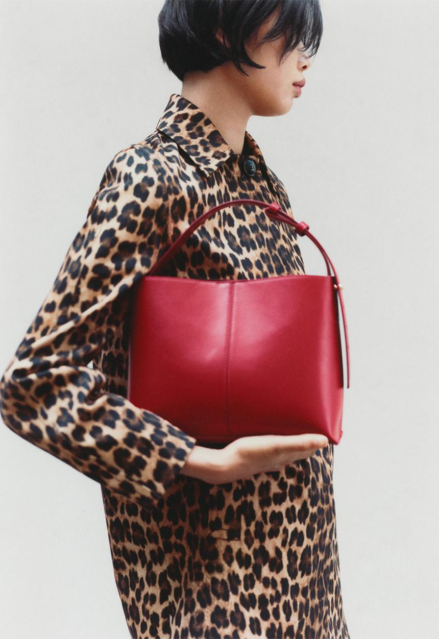 MANGO - Totes bag puala - red