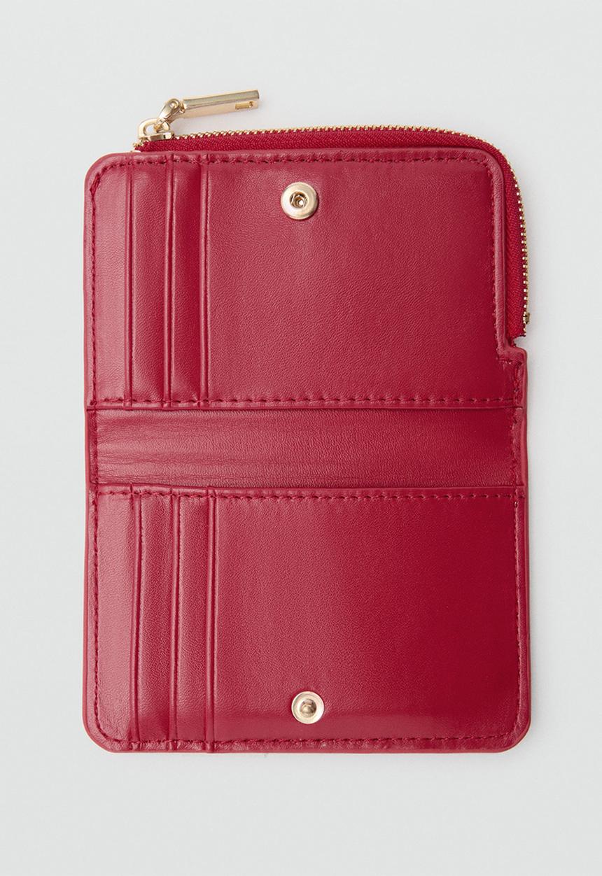 MANGO - Wallet butter - red